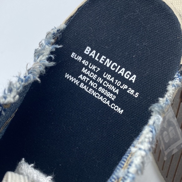 Womens BALENCIAGA Womens Slipons sneakers size 40 check them out - Picture 9 of 9